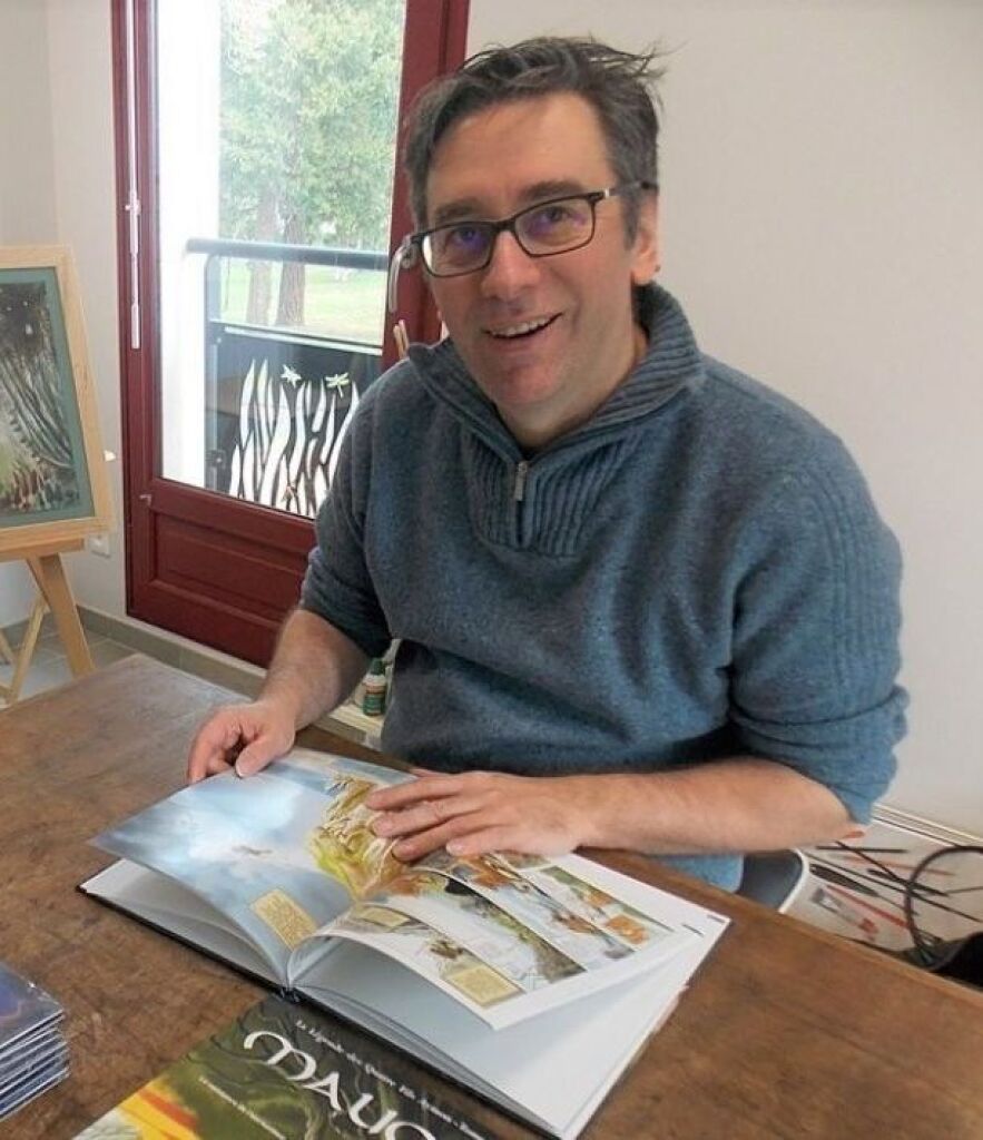 portrait d'Herv Gourdet, illustrateur et professeur  EDAA