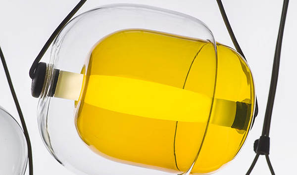Czech luminaires en verre soufflé BROKIS