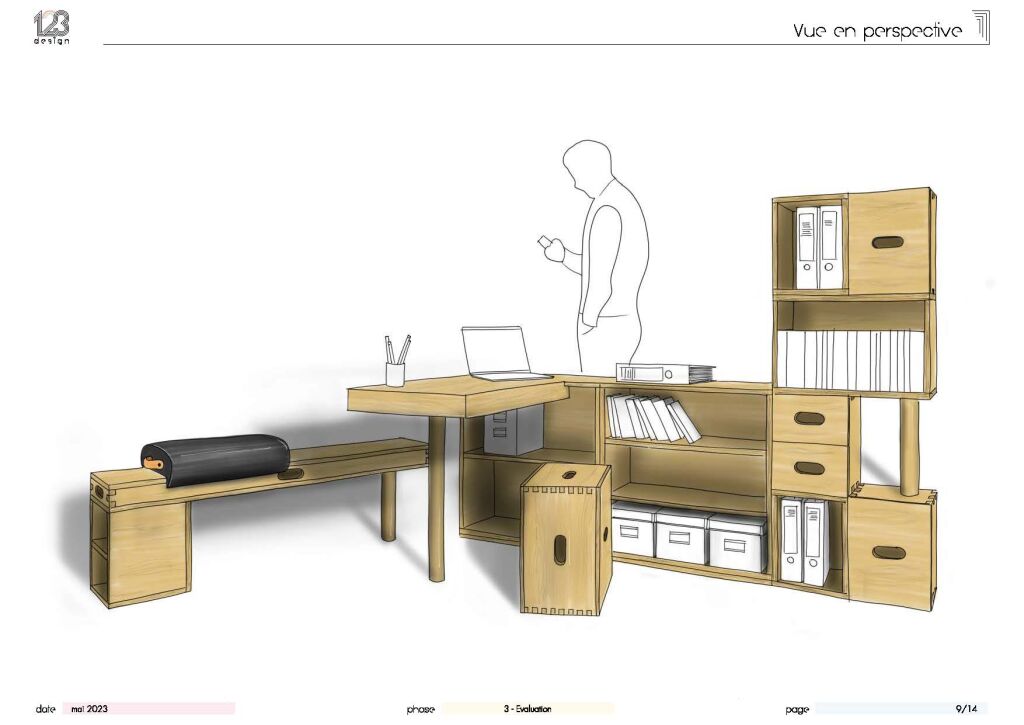 3D ralise par Pauline lors de sa formation design