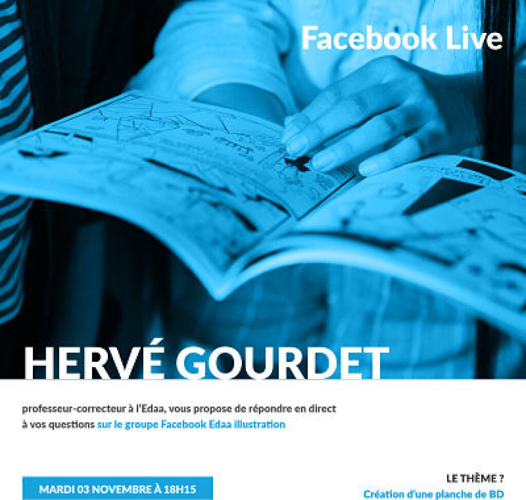 Hervé Gourdet sur Facebook Live